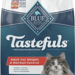 Blue Buffalo Hairball & Weight Control Natural Chicken & Brown Rice Adult Dry Cat Food 4.8 out of 5 stars. Read reviews for average rating value is 4.8 of 5. Read 229 Reviews Same page link. 4.8   (229) Write a review