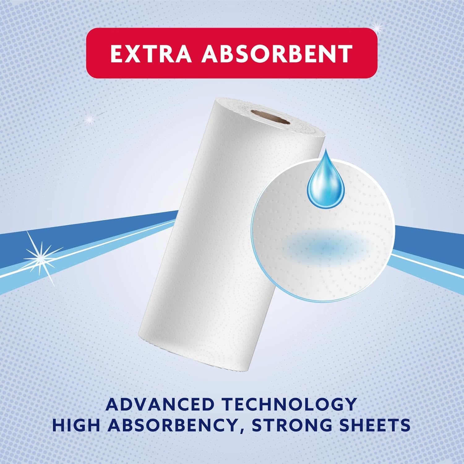 Amazon ULTRA Kitchen Roll | Extra Absorbent & Strong | 4 Rolls, 2-Ply, FSC Certified - Image 3